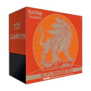 Pokemon TCG Sun & Moon Base Set ETB Solgaleo Elite Trainer Box 8 Booster Packs