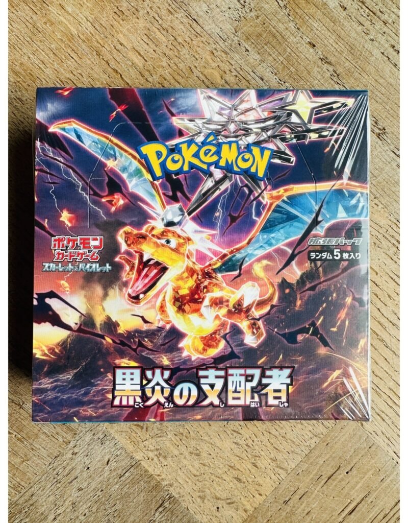 Japanese Pokemon: Ruler of the Black Flame - Booster Box