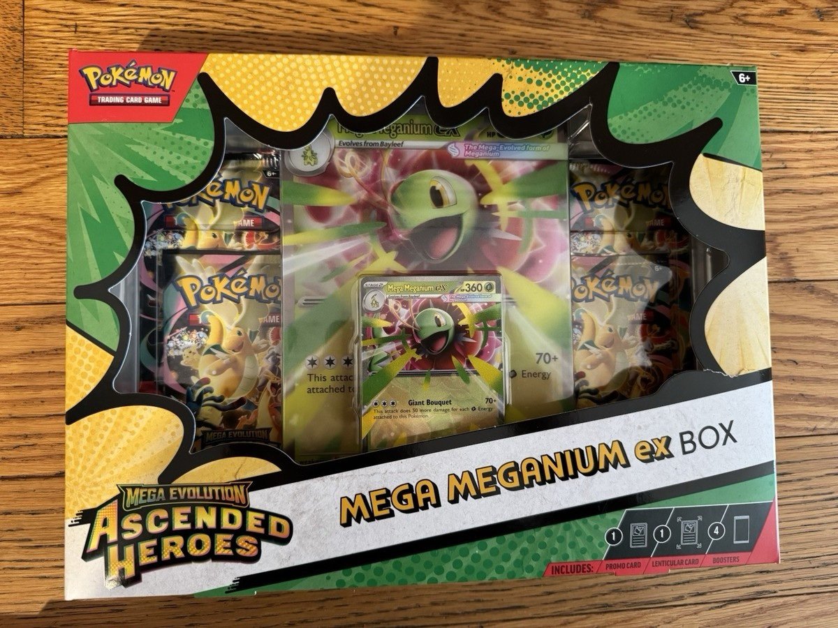 Ascended Heroes Mega Meganium ex Box - ME: Ascended Heroes (ASC) - Image 3