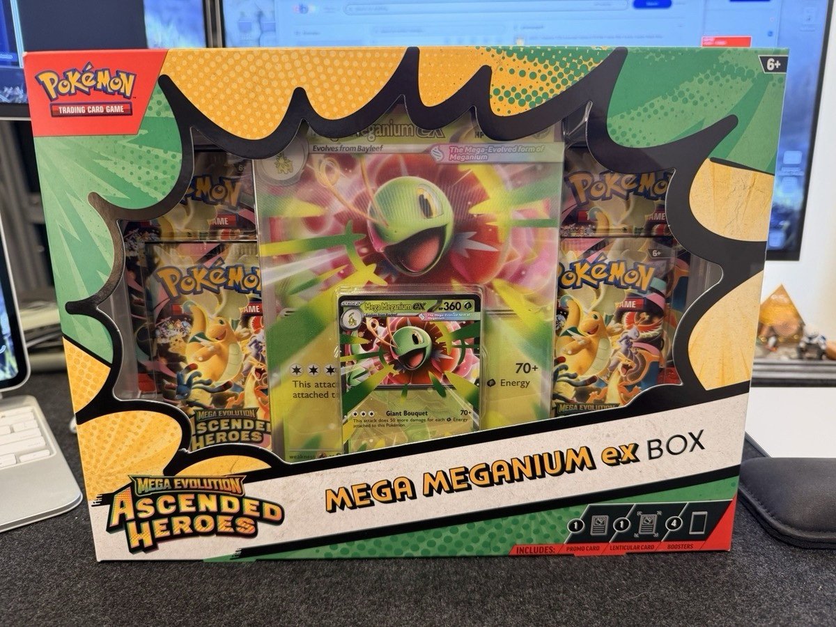 Ascended Heroes Mega Meganium ex Box - ME: Ascended Heroes (ASC)